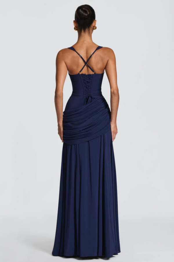 Women's New Year's Eve Gown with Flowing Maxi Party Fit