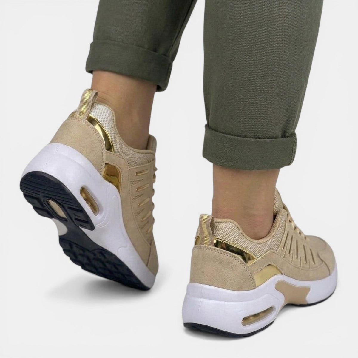 Women's Orthopedic Cushioned Sneakers with Everyday Comfort Sole