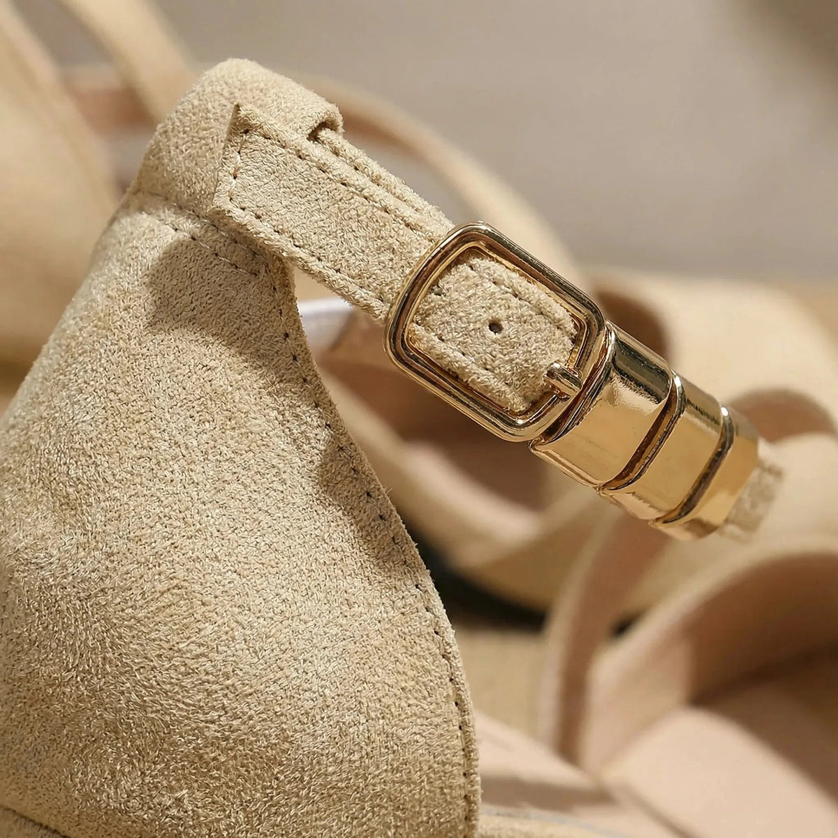 Women's Block Heel Sandals Open Toe Heeled Ankle Strap High Heels Dressy Chunky Summer Party - image 3