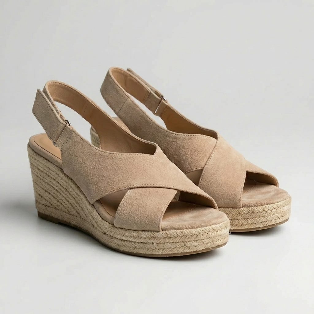 Women's Espadrille Wedge Sandals Open Toe Platform Slip On Summer Jute Comfort Casual Wedges Slides - image 4