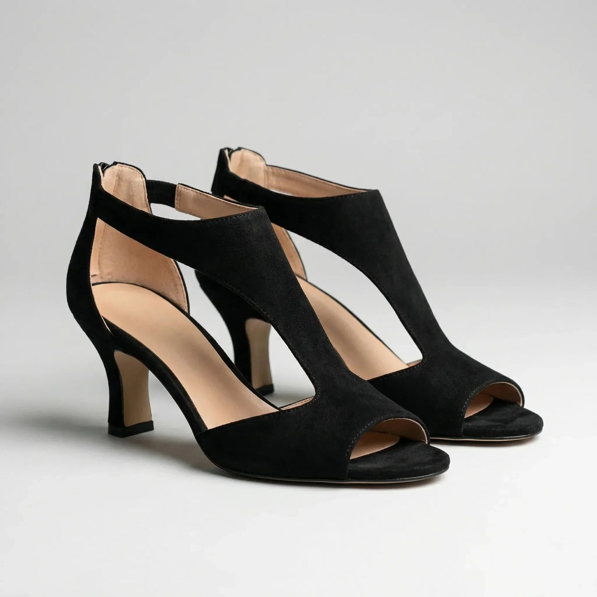 Women's High Heels Cut Out Sandals Open Toe Stiletto Ankle Strap Dressy Party Heeled Night Out - image 1