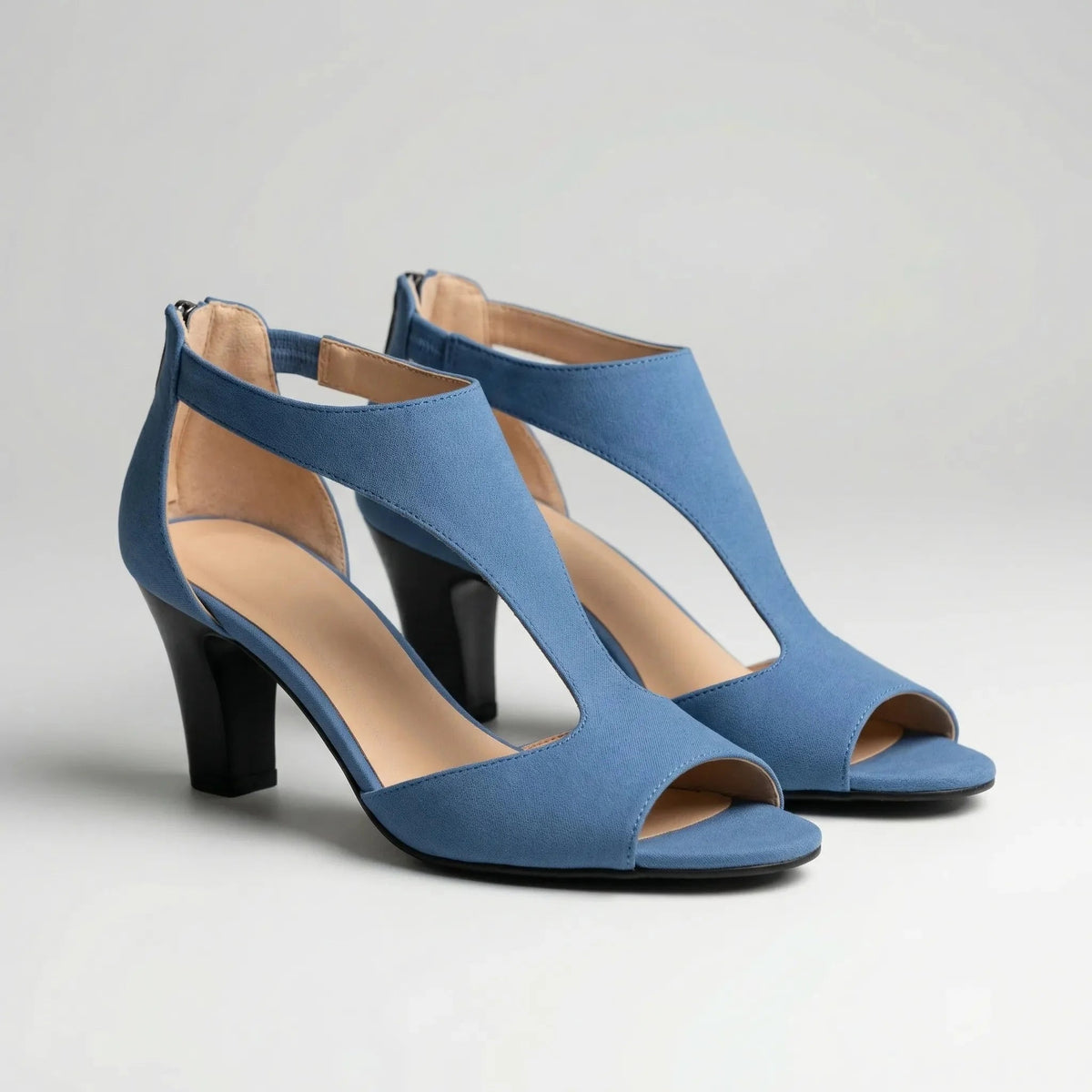 Women's High Heels Cut Out Sandals Open Toe Stiletto Ankle Strap Dressy Party Heeled Night Out - image 4