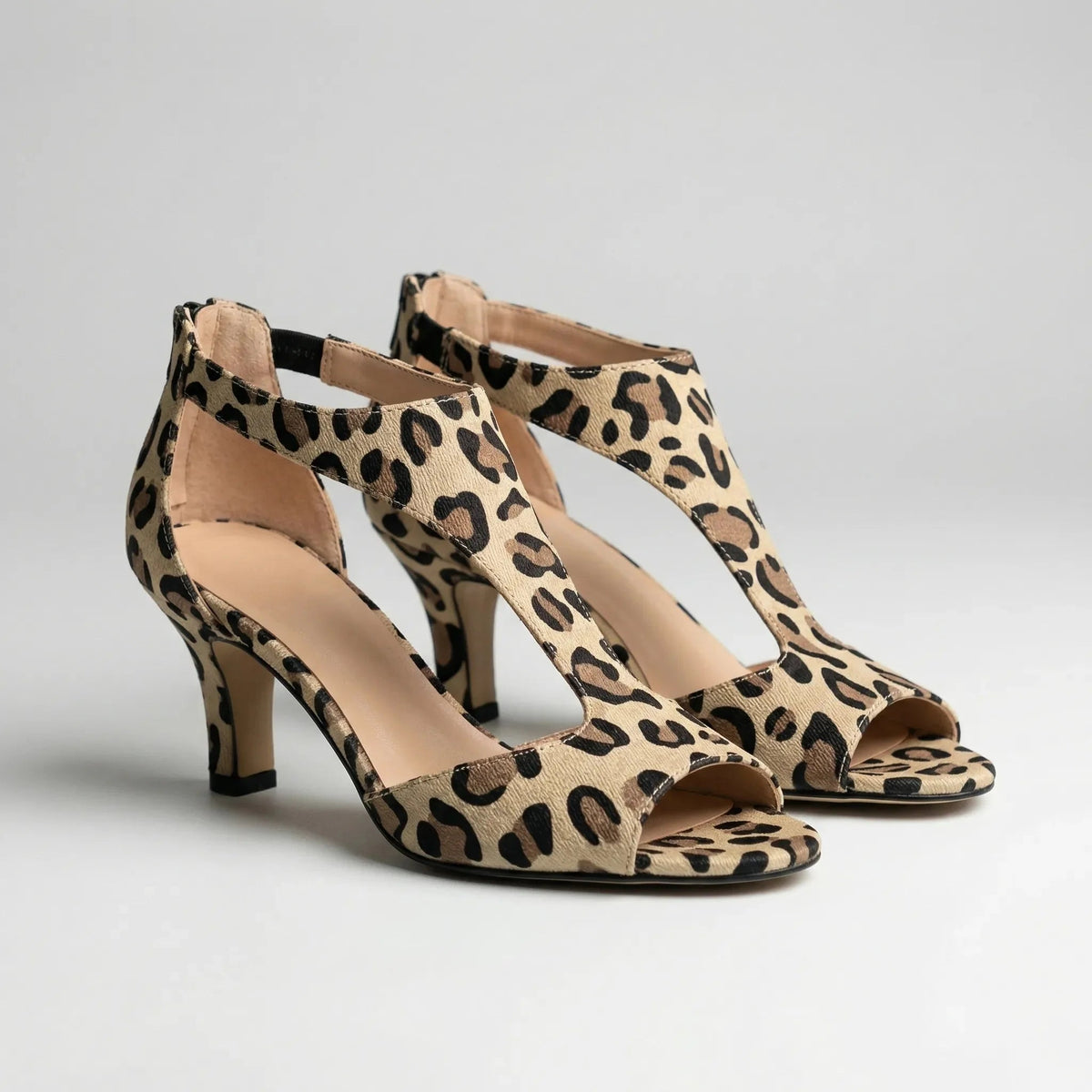 Women's High Heels Cut Out Sandals Open Toe Stiletto Ankle Strap Dressy Party Heeled Night Out - image 6