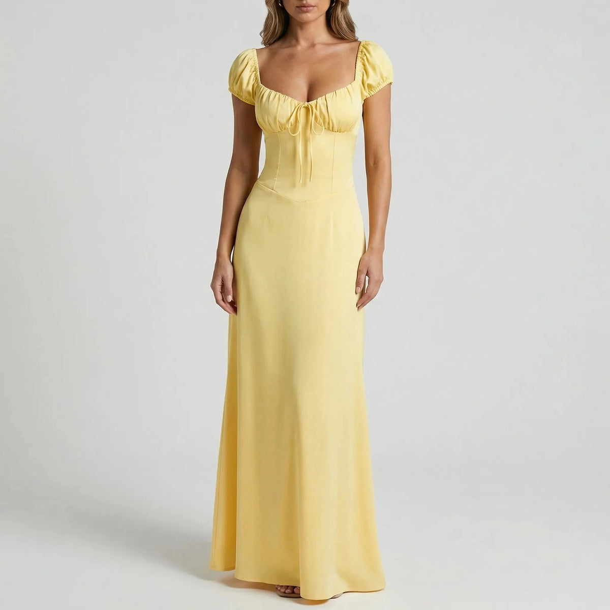 Women's Maxi Dress Empire Waist Flowing A Line Off Shoulder Summer Wedding Guest Formal Long Flowy