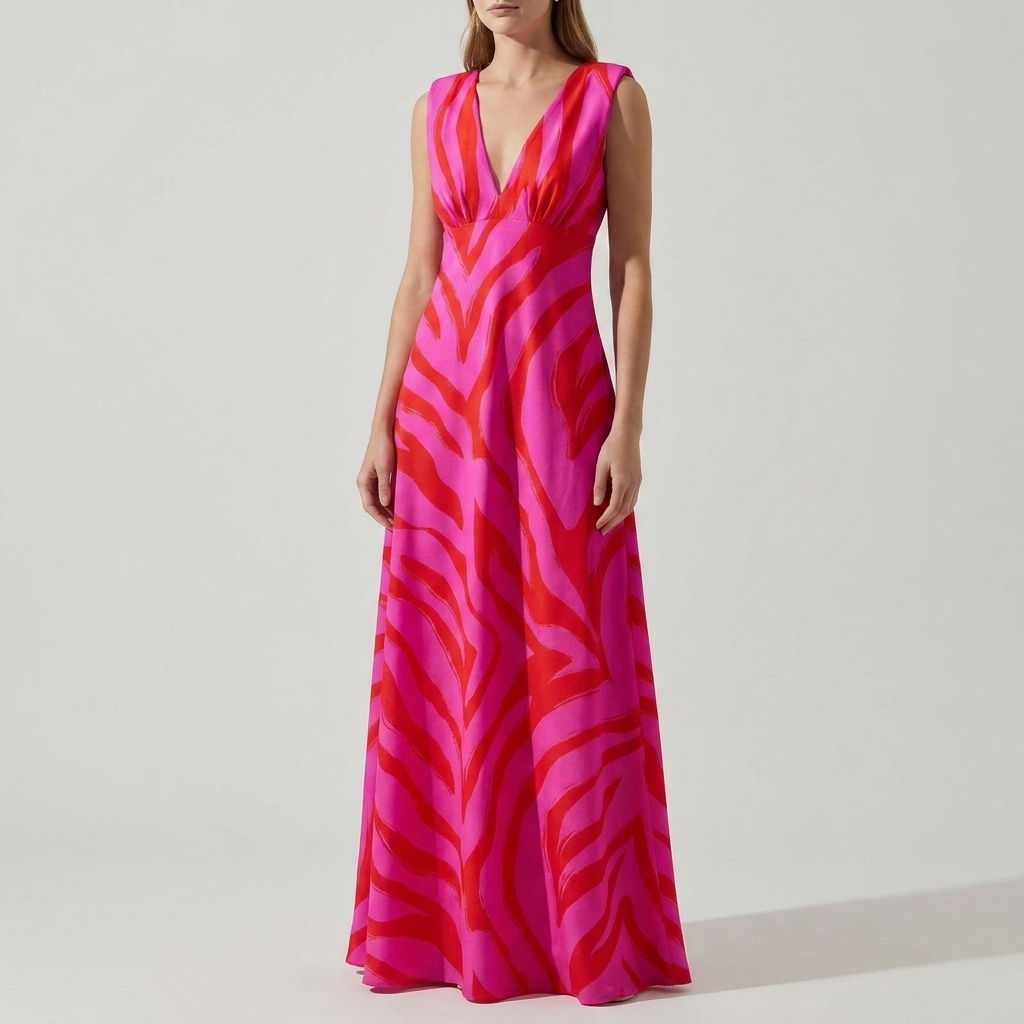 Women's Maxi Dress Formal Evening Gown A Line Halter Wedding Guest Long Flowy Summer Elegant - image 6