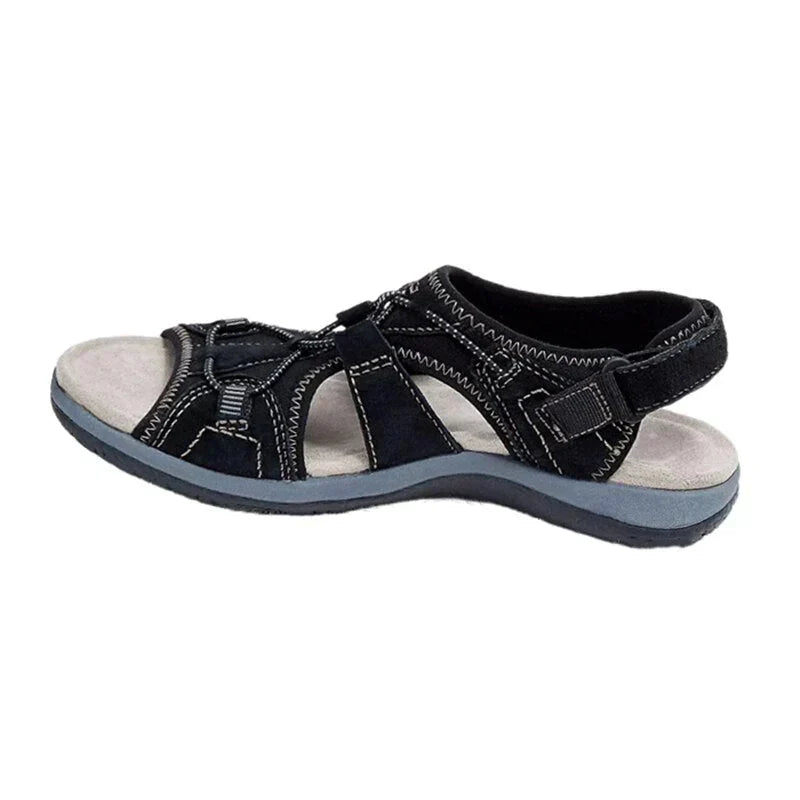 Women’s Walking Sandals with Adjustable Strap and Contoured Footbed