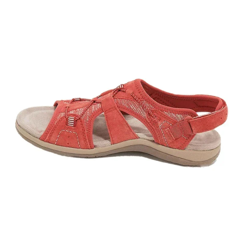 Women’s Walking Sandals with Adjustable Strap and Contoured Footbed