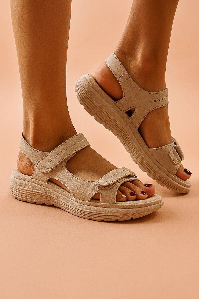 Women's Platform Sandals Comfort Adjustable Strap Thick Sole Chunky Open Toe Sport Summer Walking - image 2