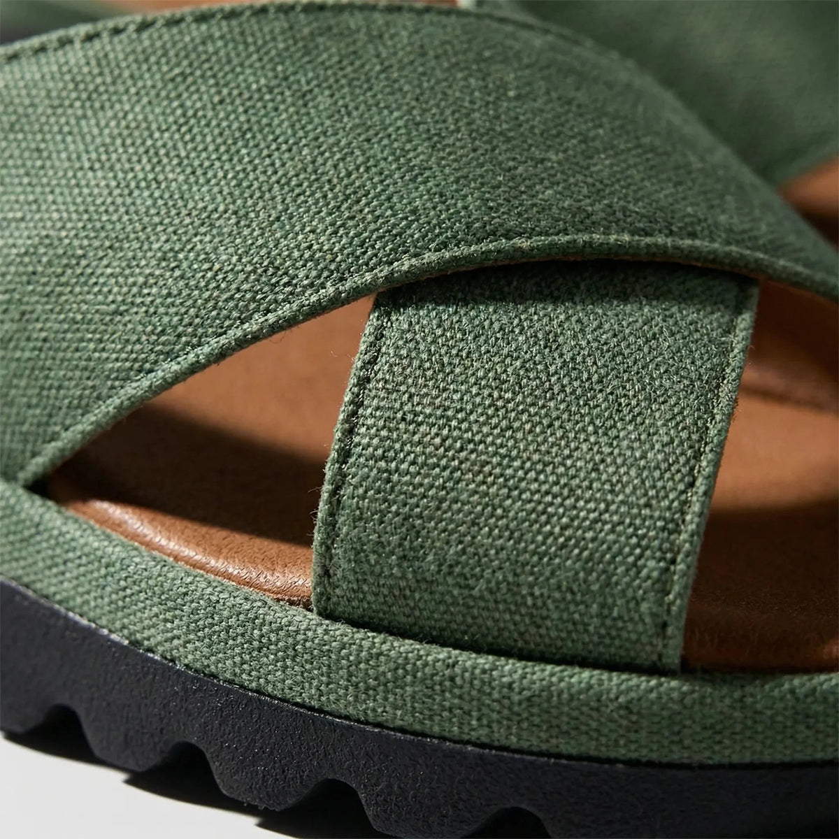 Women's Platform Sandals Cross Strap Slides Open Toe Slip On Chunky Summer Comfort Casual Beach - image 3
