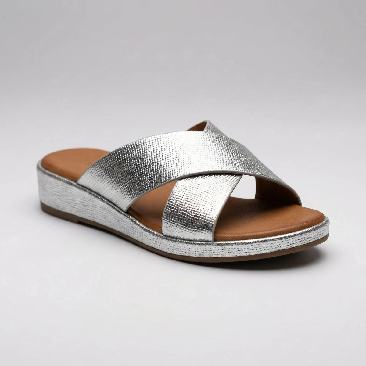 Women's Platform Sandals Cross Strap Slides Open Toe Slip On Chunky Summer Comfort Casual Beach