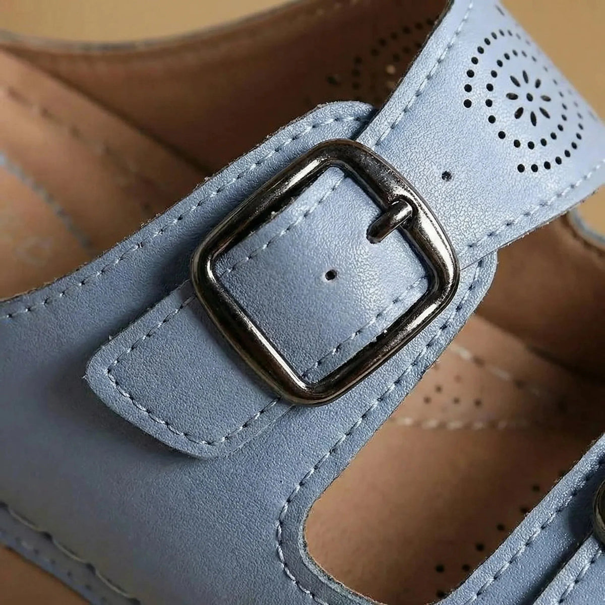 Women's Platform Sandals Wedge Heeled Slides Open Toe Chunky Slip On Summer Comfort Casual Beach - image 3