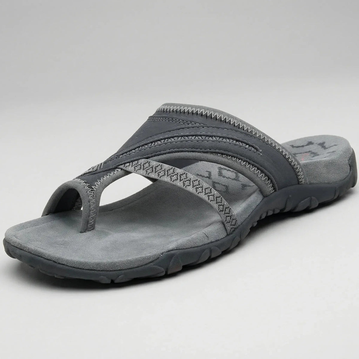Women's Slide Sandals Cross Strap Flat Open Toe Slip On Summer Beach Casual Comfort Slides