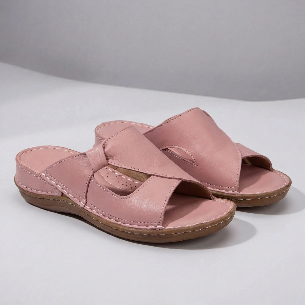 Women's Slide Sandals Slip On Open Toe Flat Summer Beach Casual Comfort Slides Everyday Mules - image 4