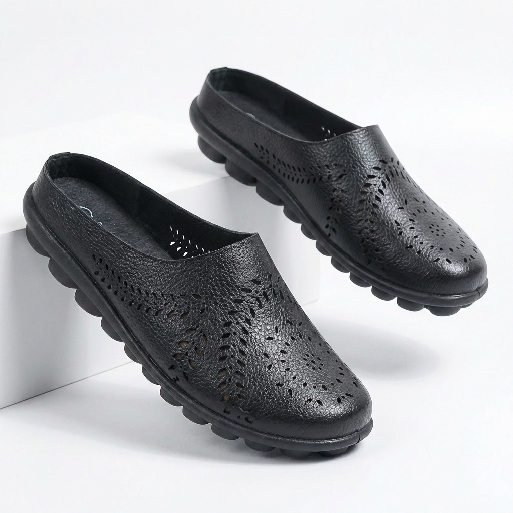 Women's Slip On Shoes Clogs Mules Flats Closed Toe Woven Comfort Casual Loafers Everyday Walking - image 1