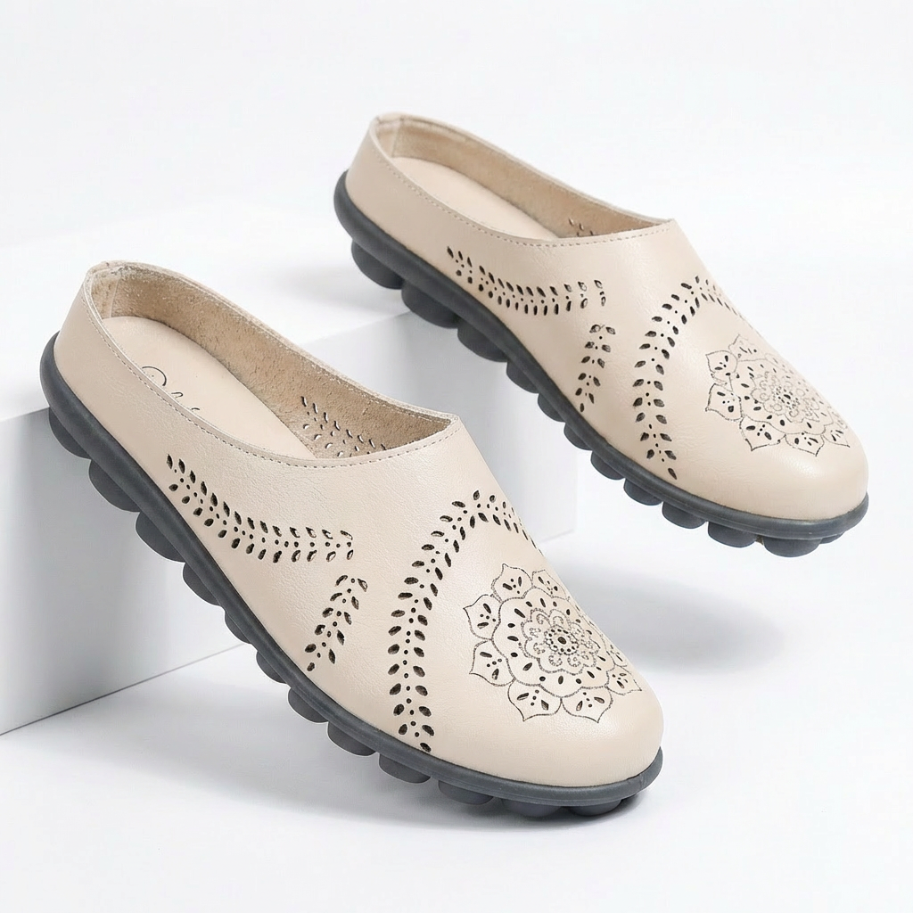 Women's Slip On Shoes Clogs Mules Flats Closed Toe Woven Comfort Casual Loafers Everyday Walking - image 5