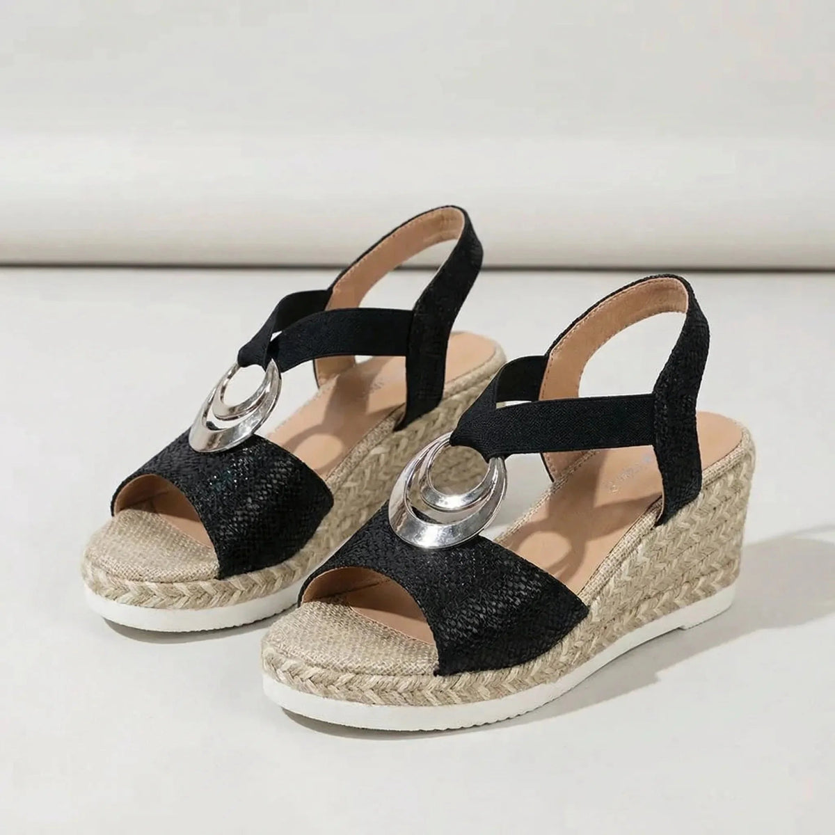 Women's Wedge Platform Sandals Open Toe Chunky Ankle Strap Summer Espadrille Comfort Casual Beach - image 2