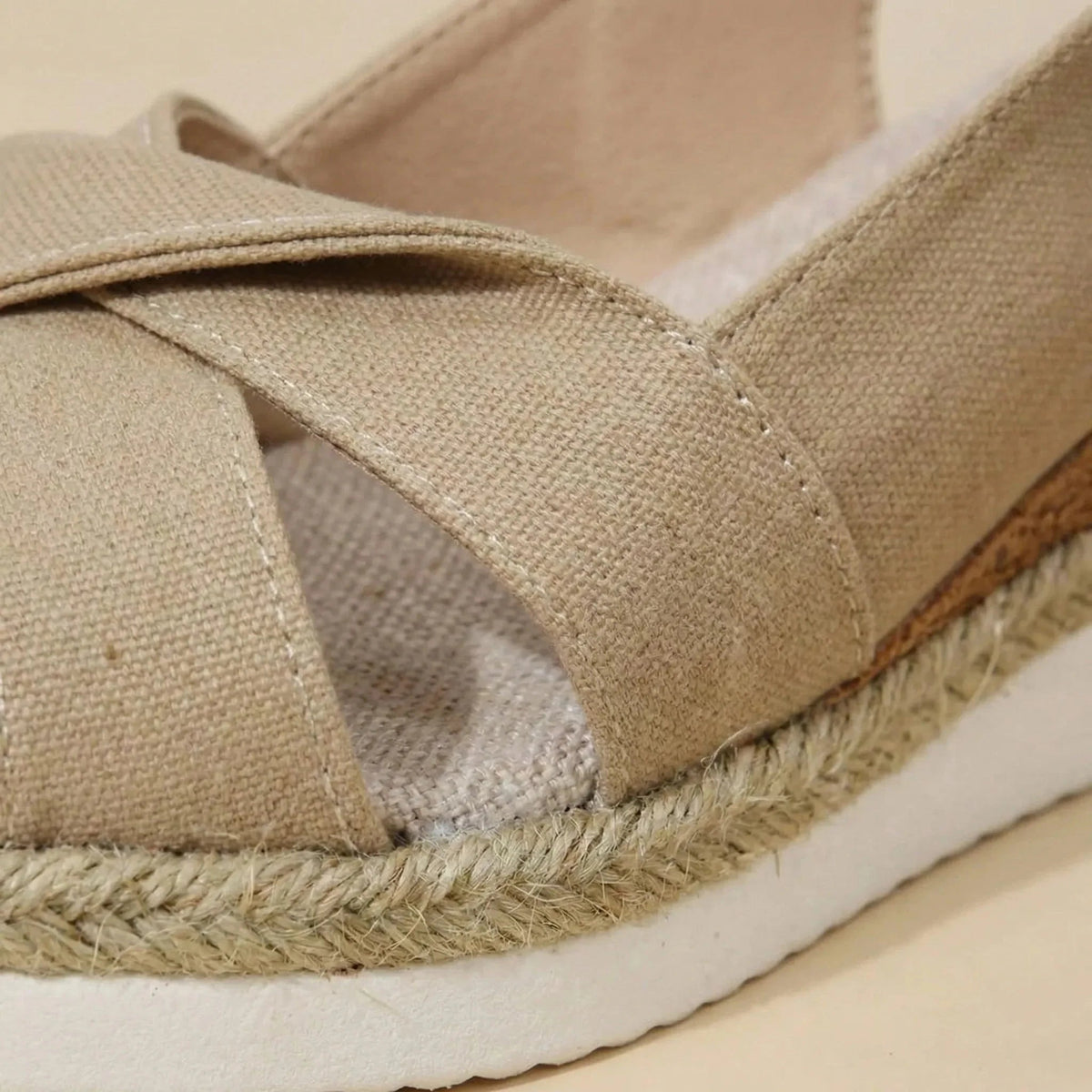 Women's Wedge Sandals Crossover Strap Platform Open Toe High Summer Comfort Casual Beach Chunky - image 3