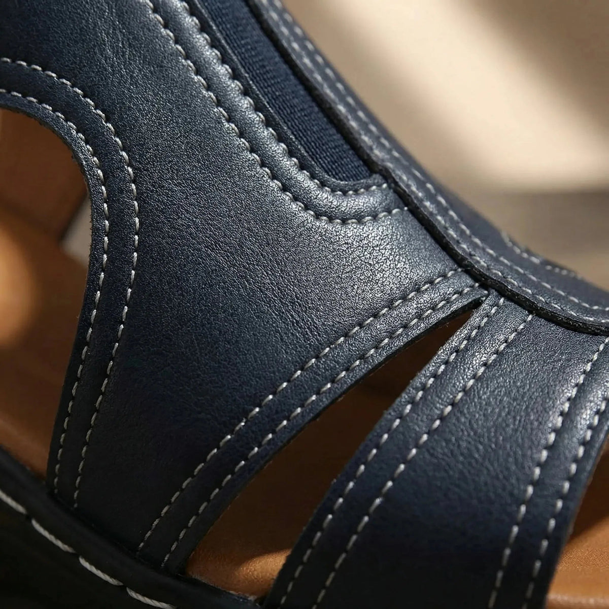 Women's Wedge Sandals Open Toe Ankle Strap Platform Summer Comfort Casual Beach Heeled Wedges - image 3