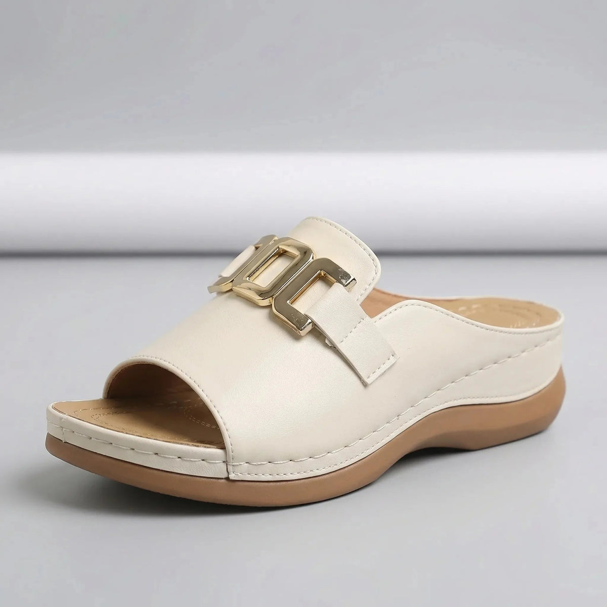 Women's Wedge Sandals Slides Mules Open Toe Slip On Summer Platform Comfort Casual Beach